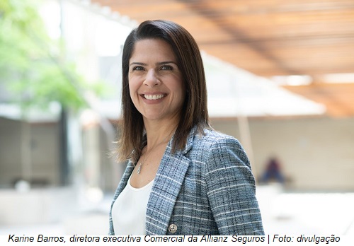 Karine Barros, diretora executiva Comercial da Allianz Seguros | Foto: divulgação